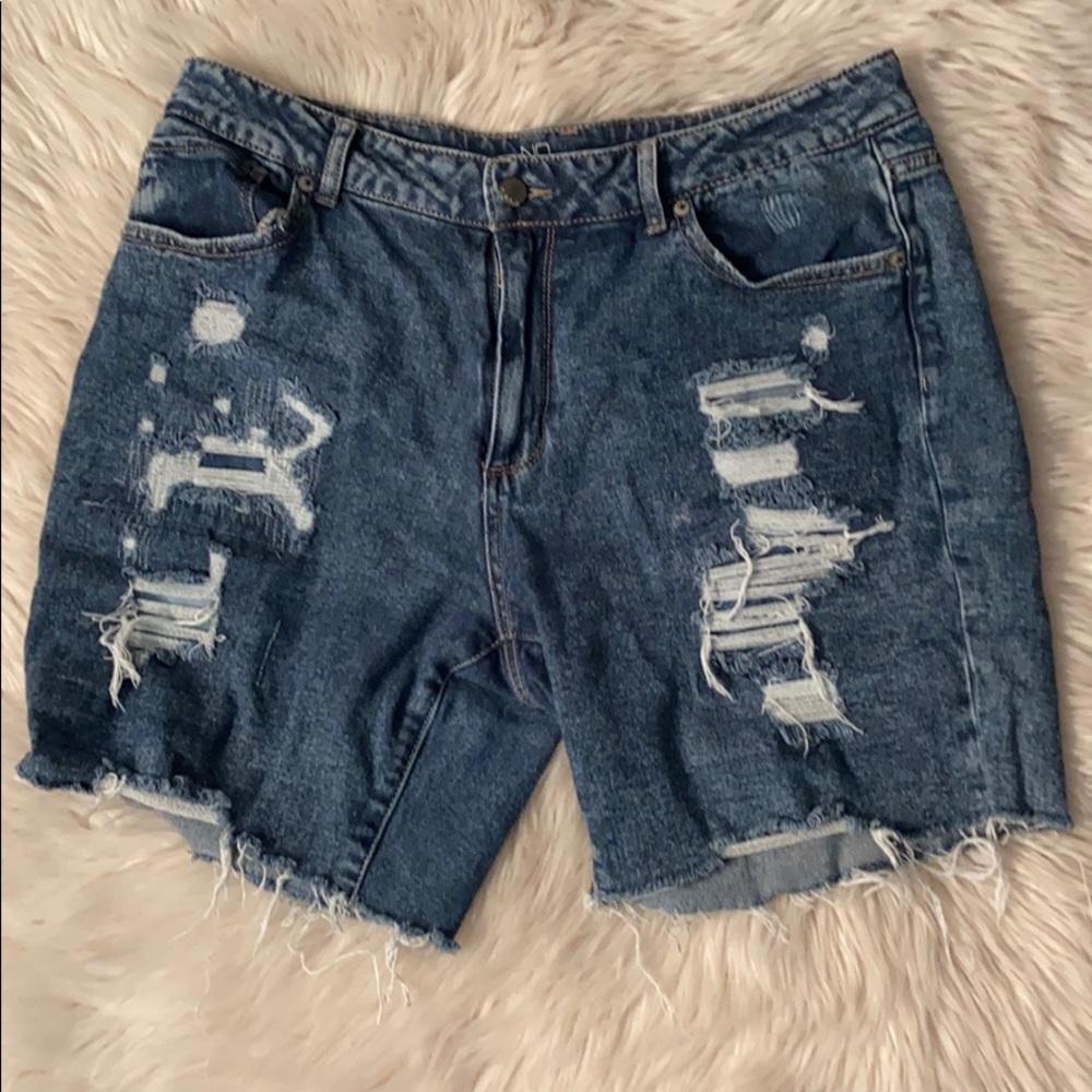 Denim shorts